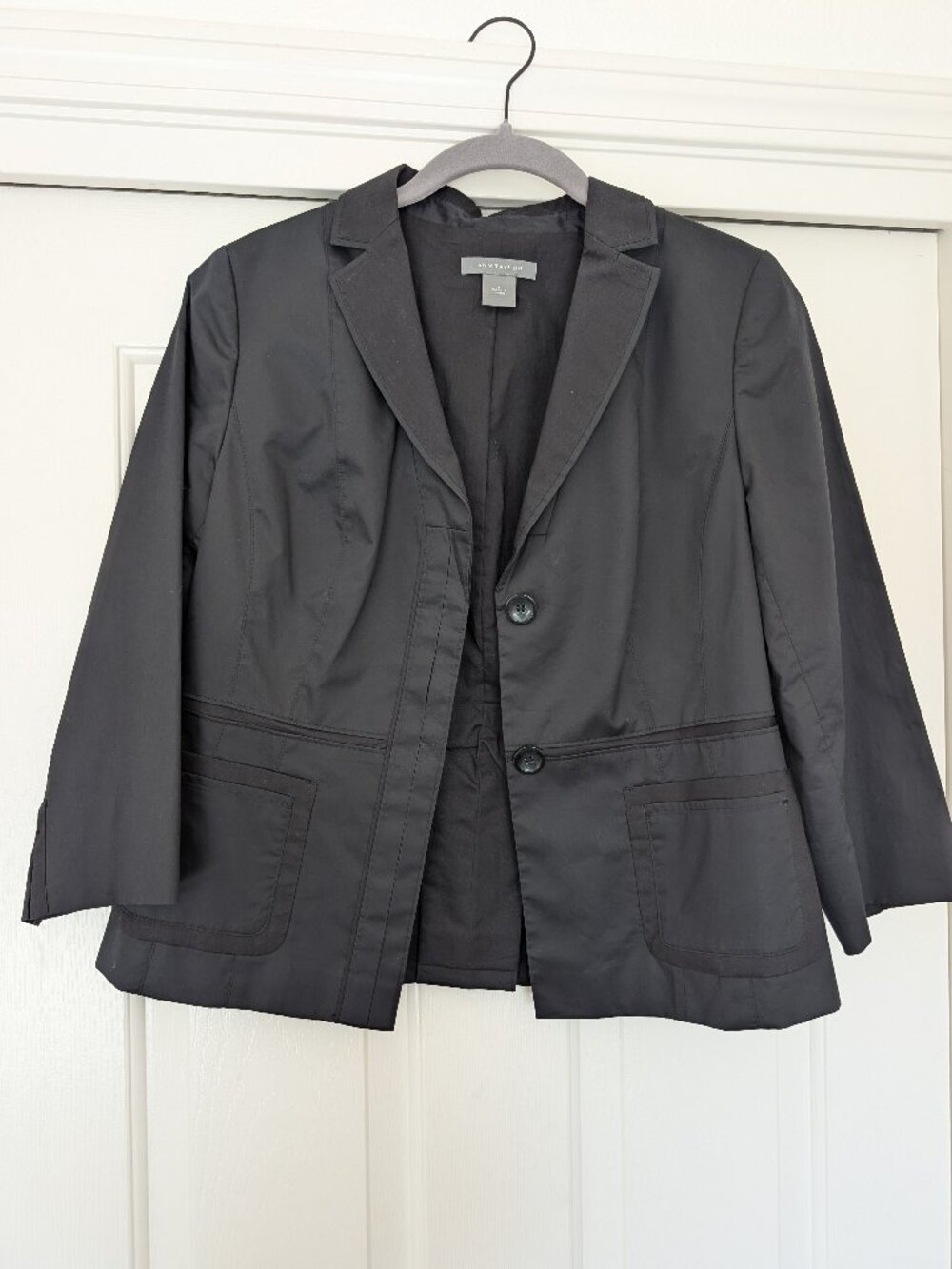 Ann Taylor womens black suit jacket
